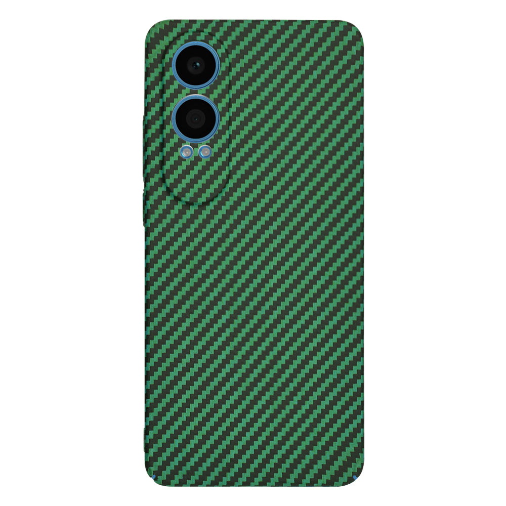 Ovitek za OnePlus Nord CE4 Lite, Techsuit, Carbonite FiberShell, Zelen
