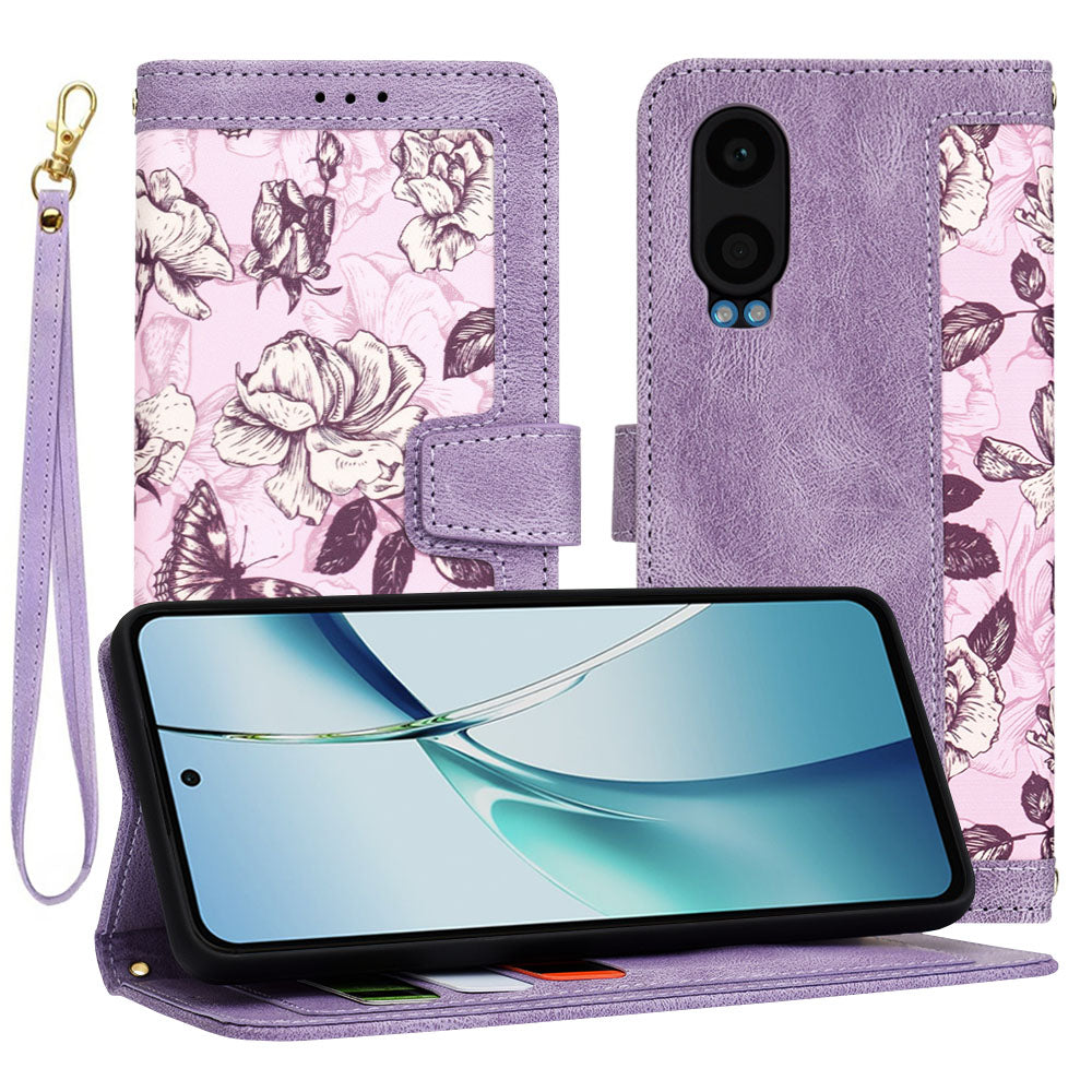 Ovitek za OnePlus Nord CE4 Lite, Techsuit, FlipCraft, Vijoličen