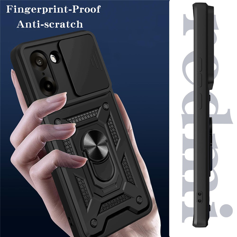 Ovitek za OnePlus Nord CE5, Techsuit, CamShield, Črn