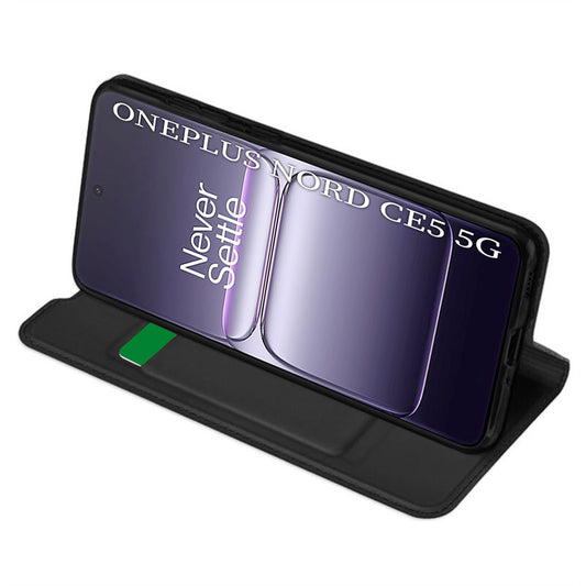 Ovitek za OnePlus Nord CE5, Techsuit, Magskin Book, Črn