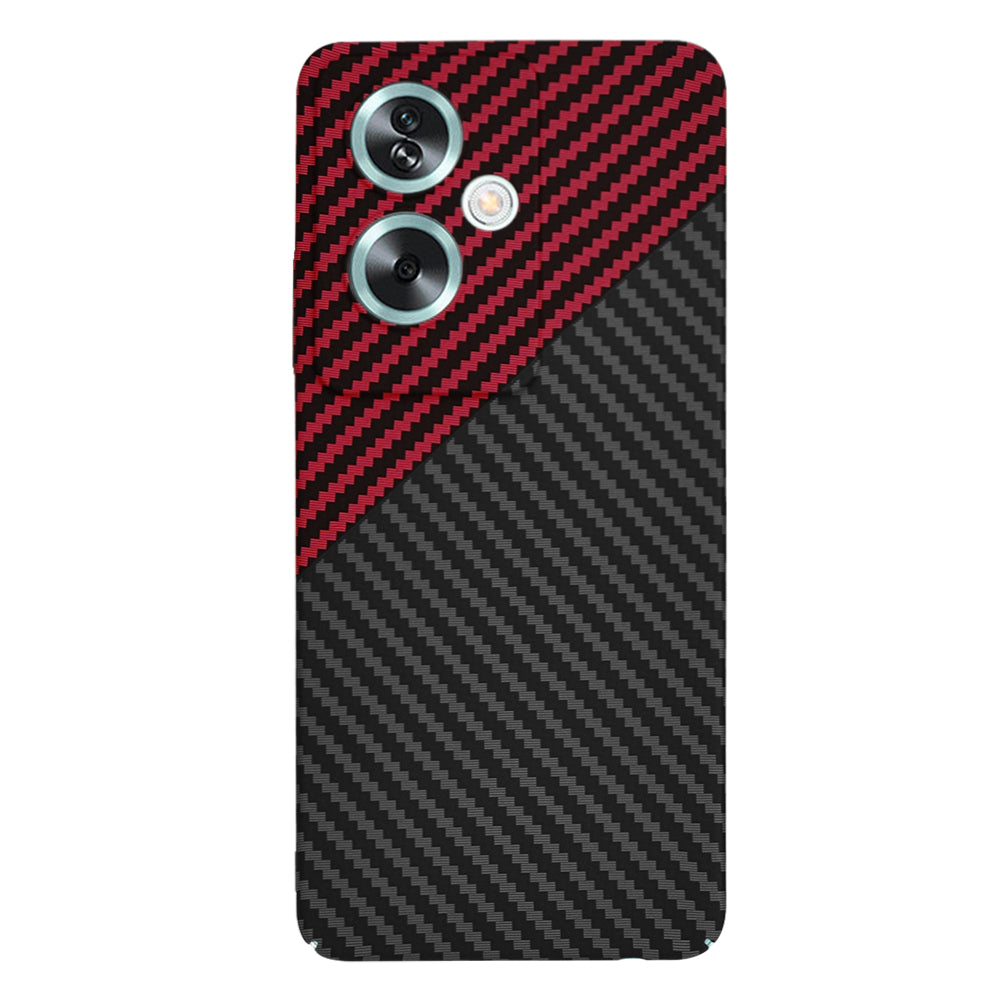Ovitek za OnePlus Nord N30 SE / Oppo A79, Techsuit, Carbonite FiberShell, Črno Rdeč