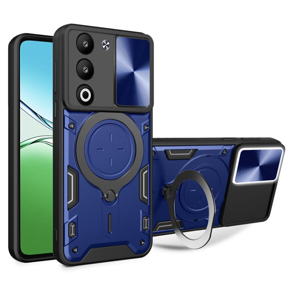 Ovitek za Oppo A5 4G / A5 5G, Techsuit, CamGuard Pro, Modra