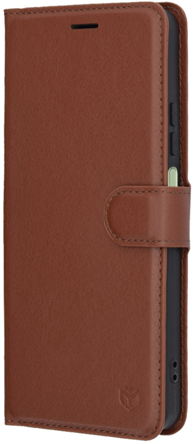 Ovitek za Oppo A5 Pro 4G / A5 Pro, Techsuit, usnjeni folio, rjav