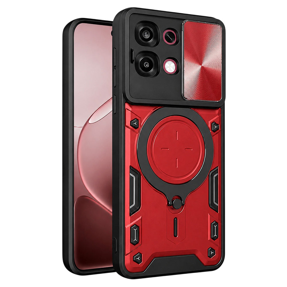Ovitek za Oppo A6 Pro 5G / A6 Pro 4G, Techsuit, CamGuard Pro, Rdeča