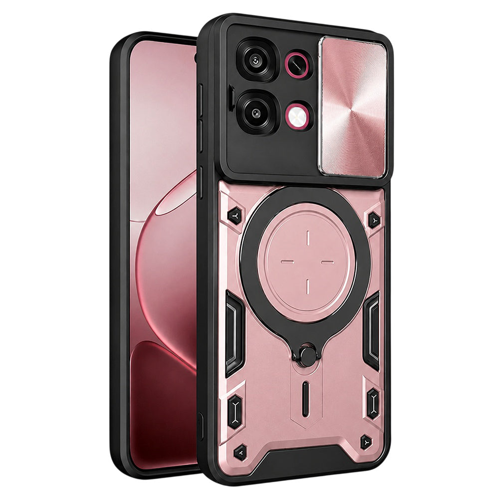 Ovitek za Oppo A6 Pro 5G / A6 Pro 4G, Techsuit, CamGuard Pro, rožnato zlata