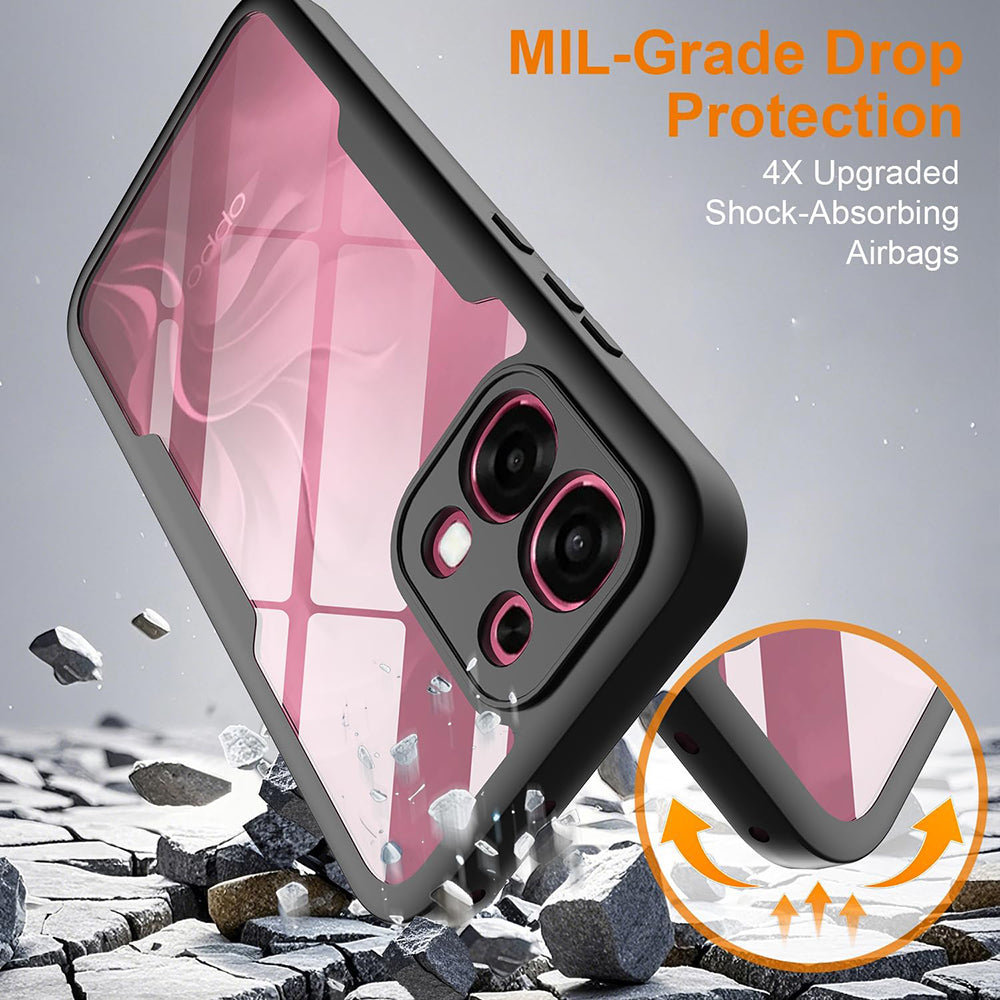 Ovitek za Oppo A6 Pro 5G / A6 Pro 4G, Techsuit, ColorVerse 360, Črn