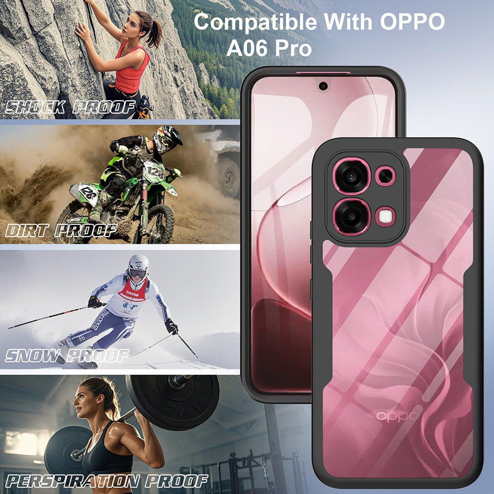 Ovitek za Oppo A6 Pro 5G / A6 Pro 4G, Techsuit, ColorVerse 360, Črn