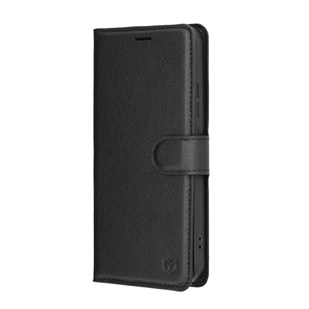 Ovitek za Oppo A6 Pro 5G / A6 Pro 4G, Techsuit, Leather Folio, Črna