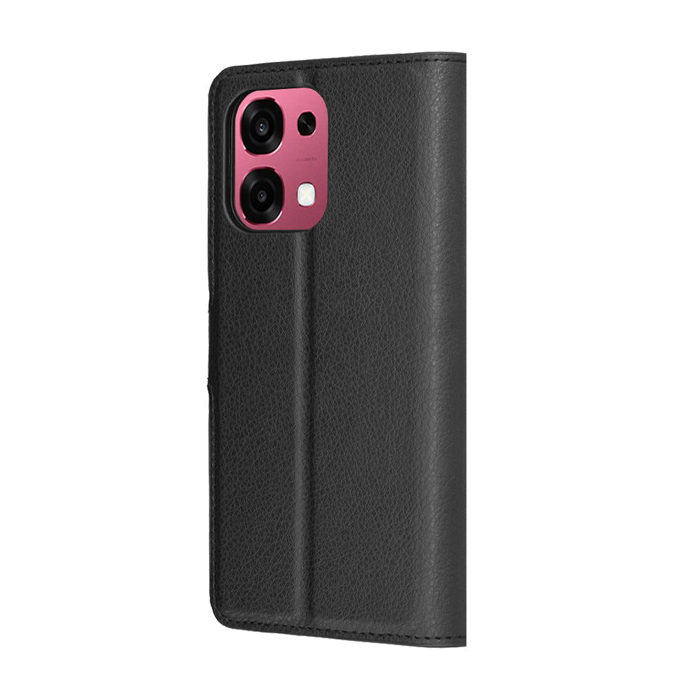 Ovitek za Oppo A6 Pro 5G / A6 Pro 4G, Techsuit, Leather Folio, Črna
