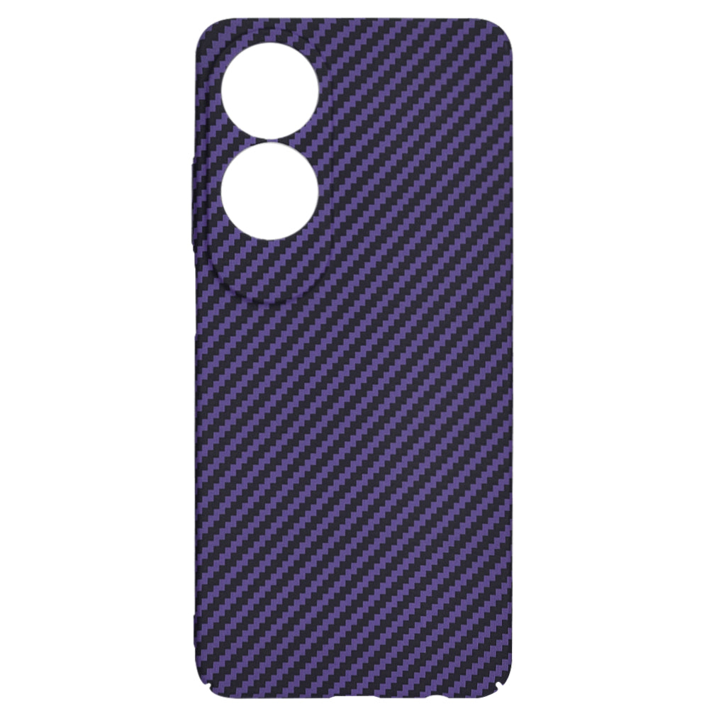 Ovitek za Oppo A60, Techsuit, Carbonite FiberShell, Vijoličen