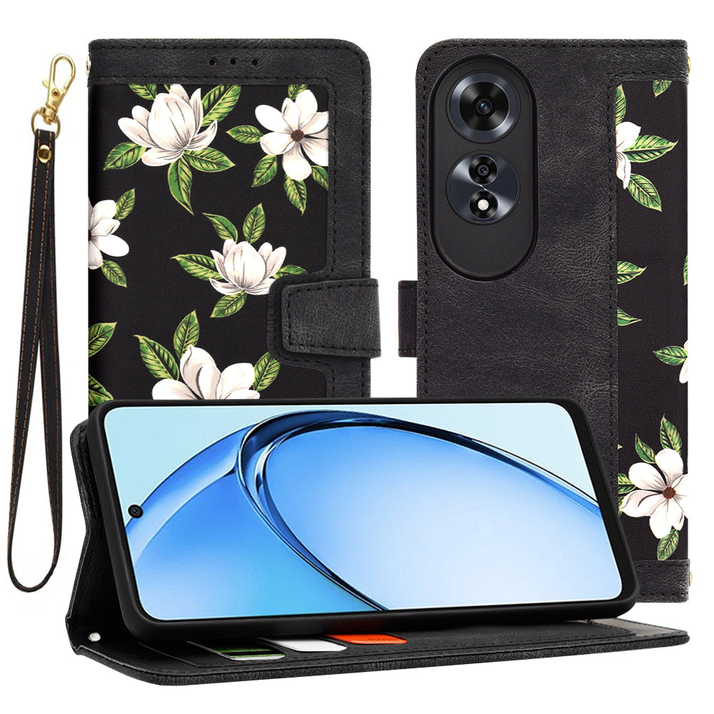 Ovitek za Oppo A60, Techsuit, FlipCraft, Črn