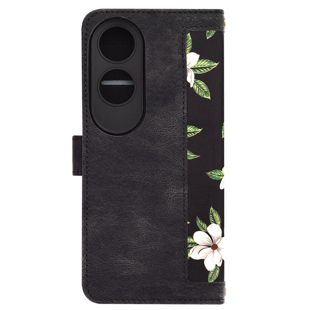 Ovitek za Oppo A60, Techsuit, FlipCraft, Črn