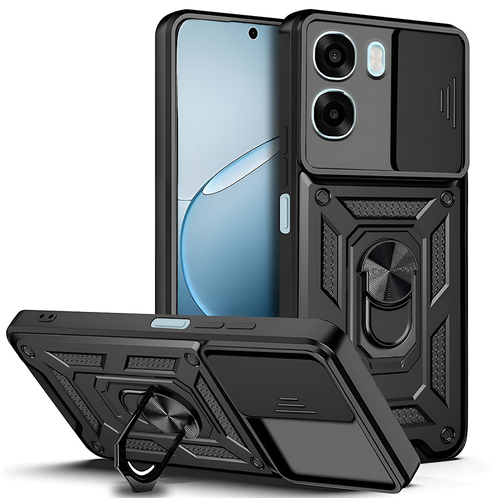 Ovitek za Oppo A6x 4G / A6x, Techsuit, CamShield, črn