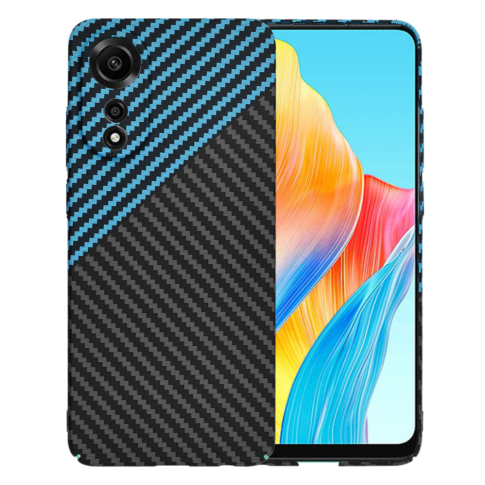 Ovitek za Oppo A78 4G, Techsuit, Carbonite FiberShell, Črno modra