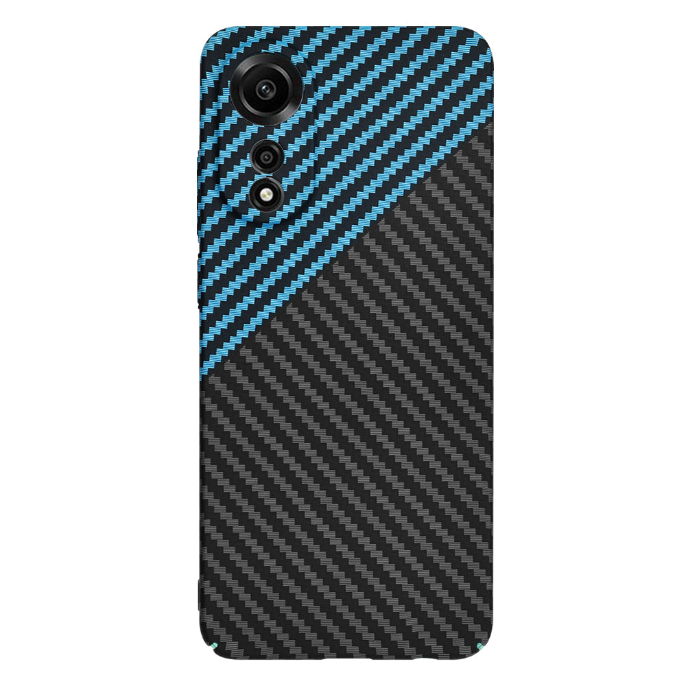 Ovitek za Oppo A78 4G, Techsuit, Carbonite FiberShell, Črno modra