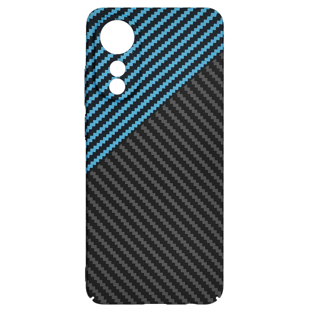 Ovitek za Oppo A78 4G, Techsuit, Carbonite FiberShell, Črno modra