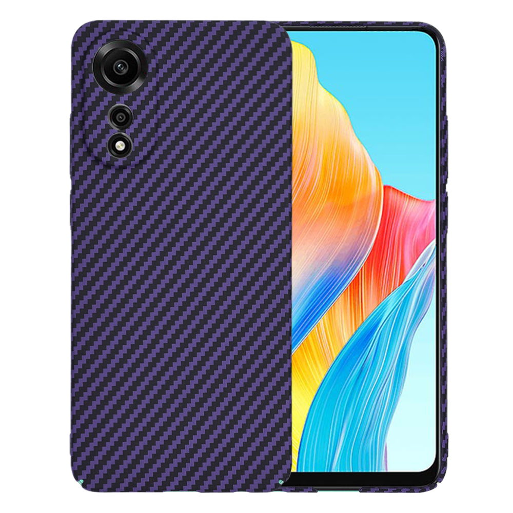 Ovitek za Oppo A78 4G, Techsuit, Carbonite FiberShell, Vijoličen