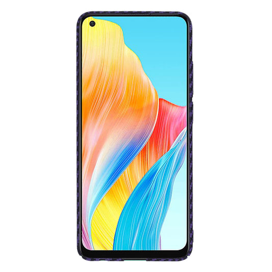 Ovitek za Oppo A78 4G, Techsuit, Carbonite FiberShell, Vijoličen