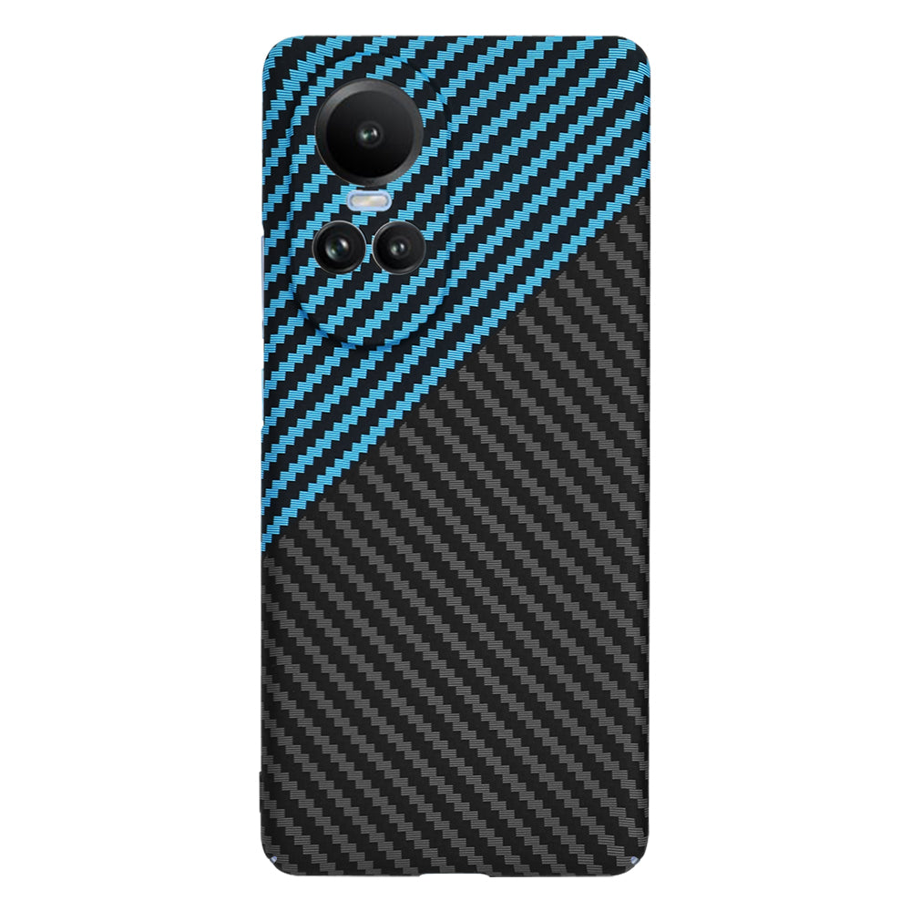 Ovitek za Oppo Reno10 / Reno10 Pro, Techsuit, Carbonite FiberShell, Črna Bleu