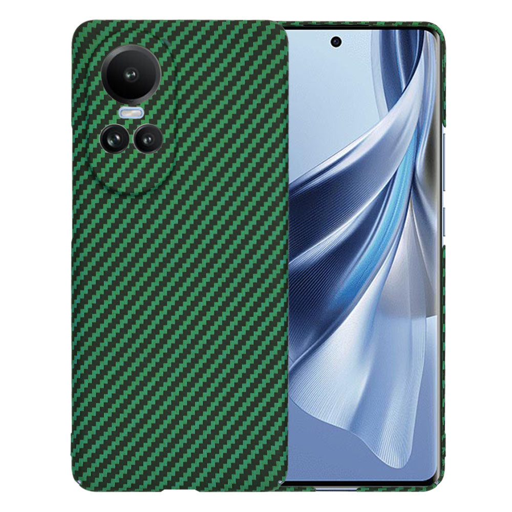 Ovitek za Oppo Reno10 / Reno10 Pro, Techsuit, Carbonite FiberShell, Zelen