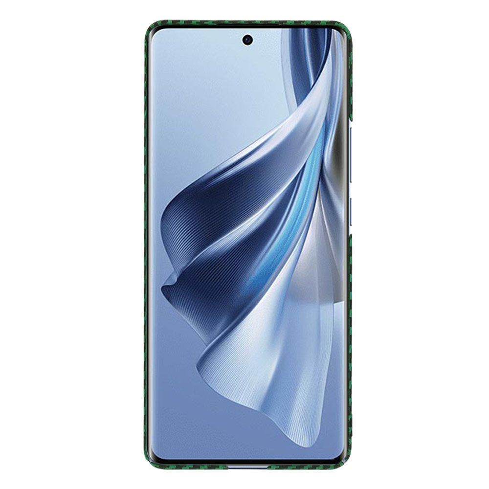 Ovitek za Oppo Reno10 / Reno10 Pro, Techsuit, Carbonite FiberShell, Zelen