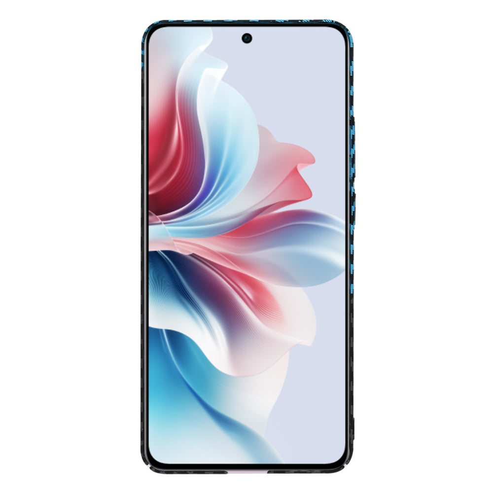 Ovitek za Oppo Reno11 F, Techsuit, Carbonite FiberShell, Črna Bleu