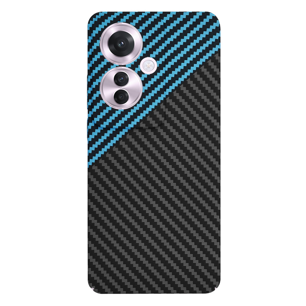 Ovitek za Oppo Reno11 F, Techsuit, Carbonite FiberShell, Črna Bleu