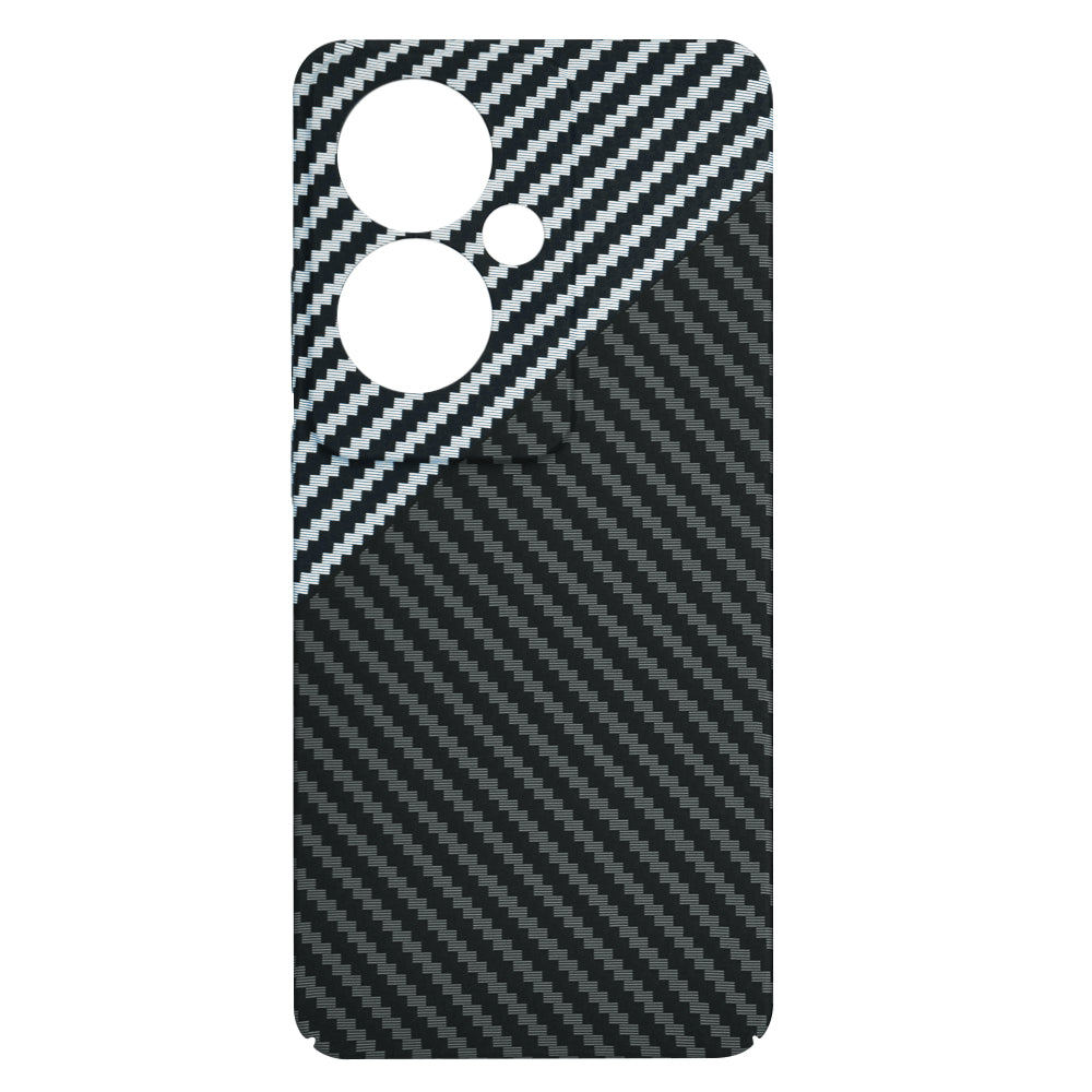 Ovitek za Oppo Reno11 F, Techsuit, Carbonite FiberShell, Črno Siva