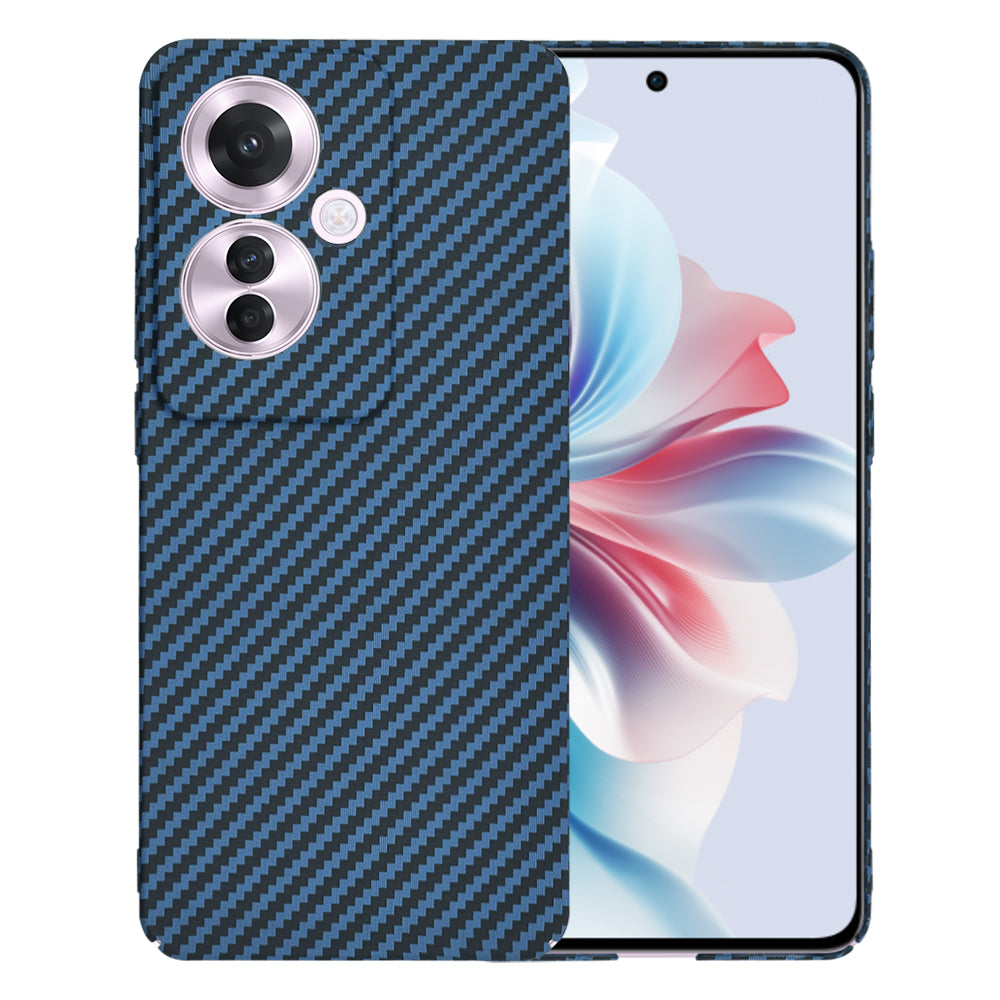 Ovitek za Oppo Reno11 F, Techsuit, Carbonite FiberShell, turkizna