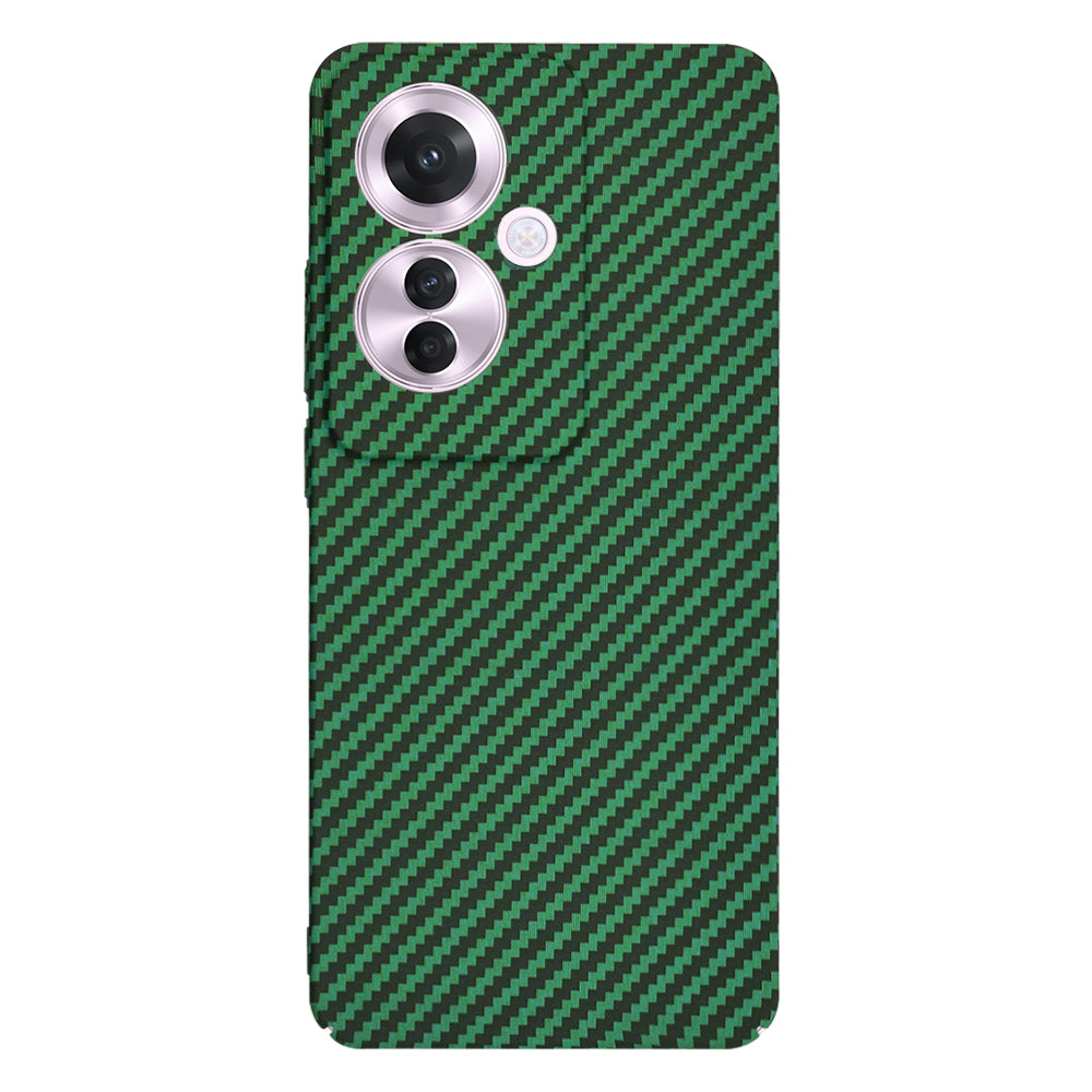 Ovitek za Oppo Reno11 F, Techsuit, Carbonite FiberShell, Zelen