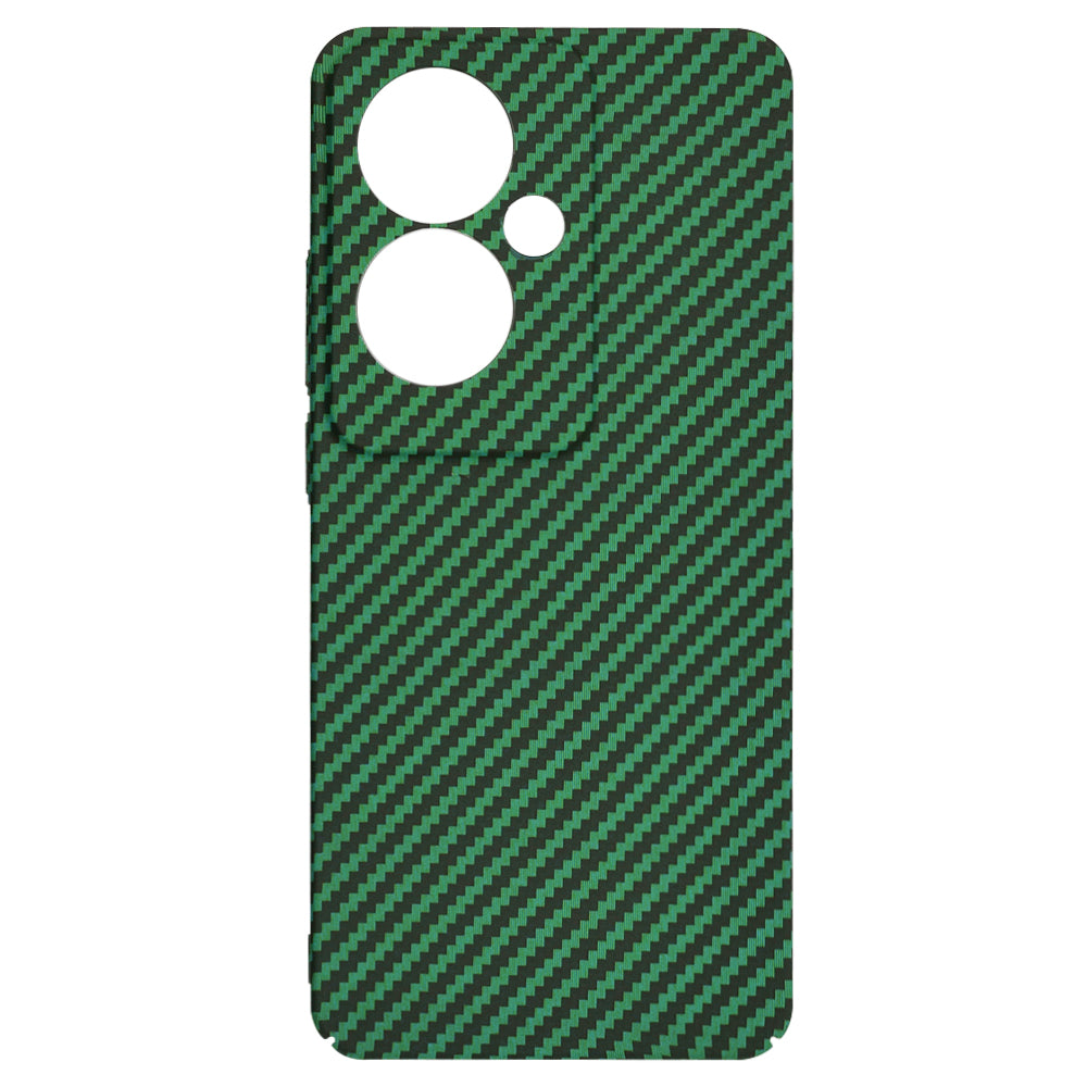 Ovitek za Oppo Reno11 F, Techsuit, Carbonite FiberShell, Zelen