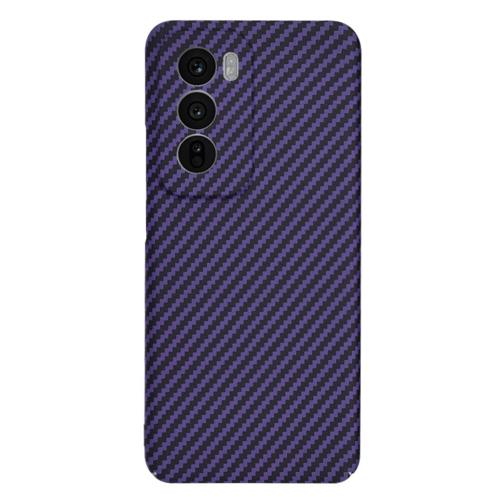 Ovitek za Oppo Reno12, Techsuit, Carbonite FiberShell, Vijolična