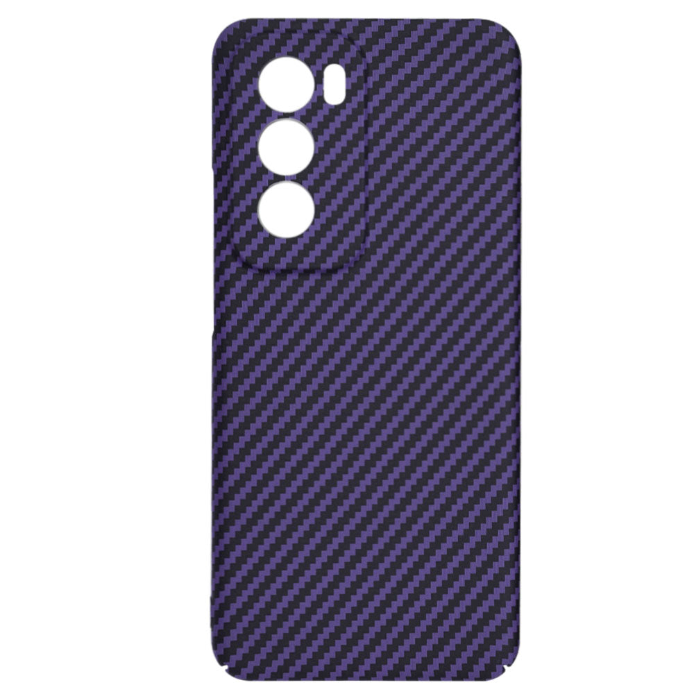 Ovitek za Oppo Reno12, Techsuit, Carbonite FiberShell, Vijolična