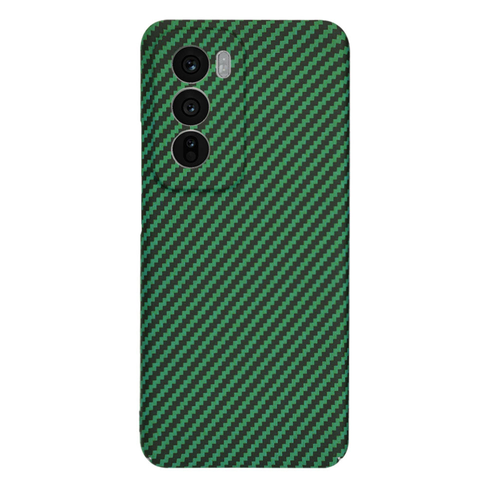 Ovitek za Oppo Reno12, Techsuit, Carbonite FiberShell, Zelen