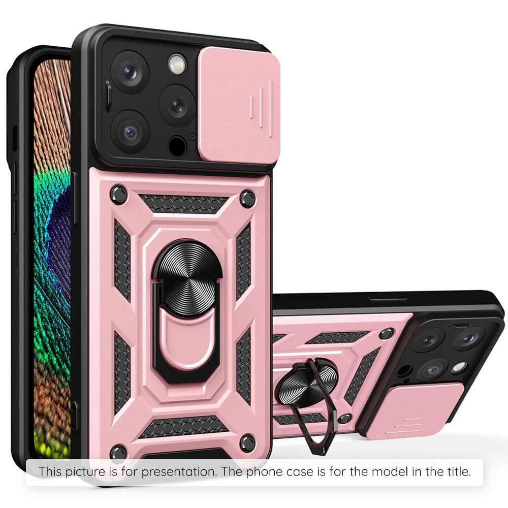 Ovitek za Oppo Reno14 FS 5G / Reno14 F, Techsuit, CamShield, roza