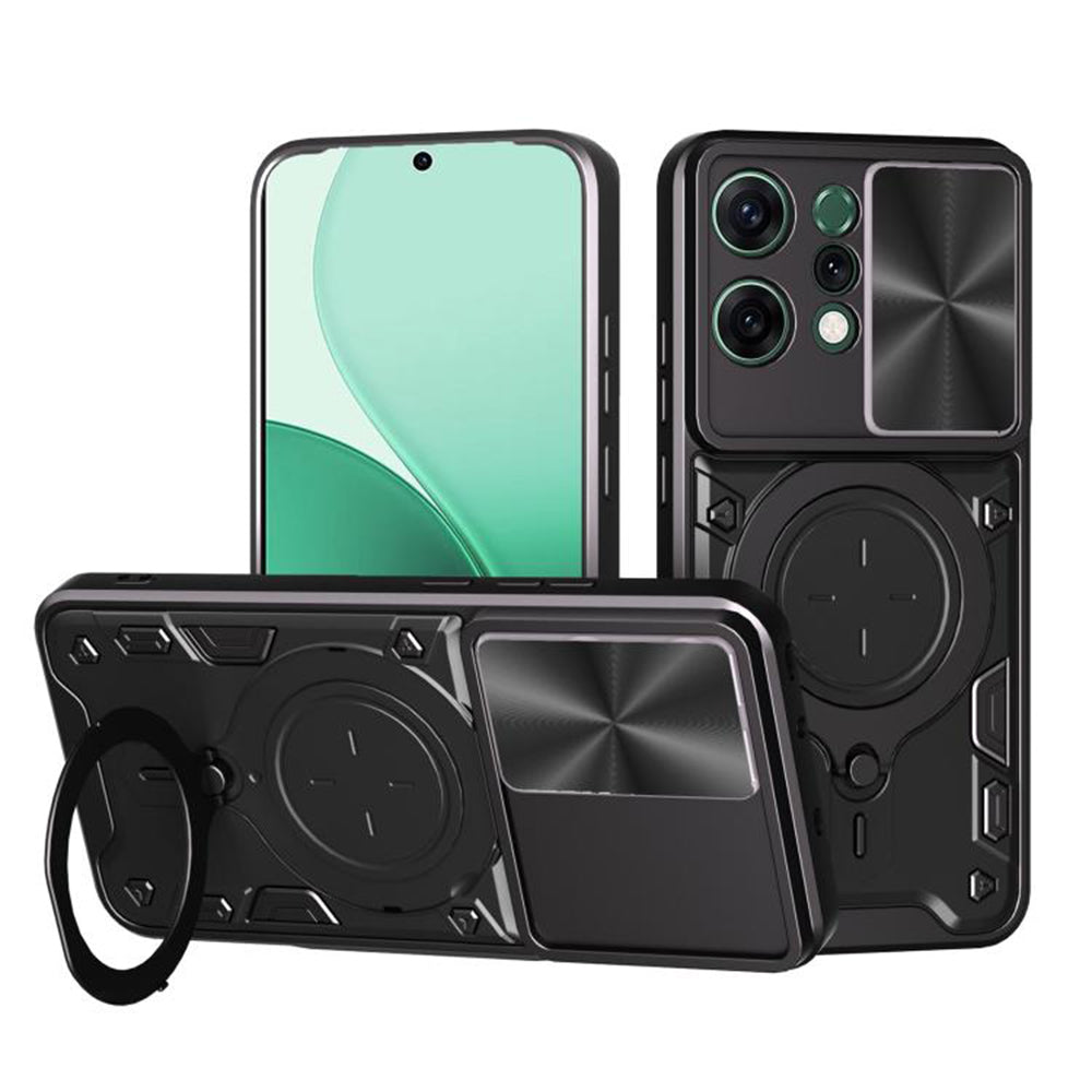 Ovitek za Oppo Reno14, Techsuit, CamGuard Pro, črn