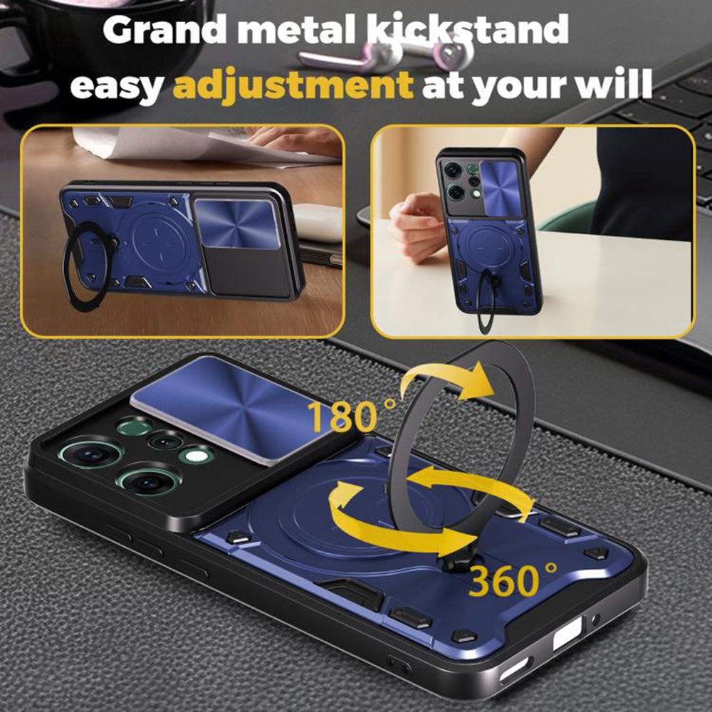 Ovitek za Oppo Reno14, Techsuit, CamGuard Pro, črn