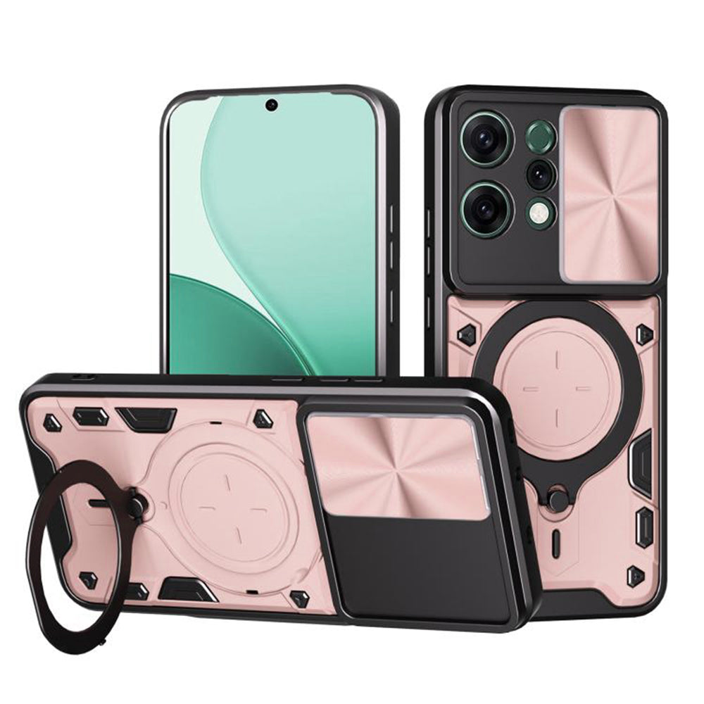 Ovitek za Oppo Reno14, Techsuit, CamGuard Pro, Roza