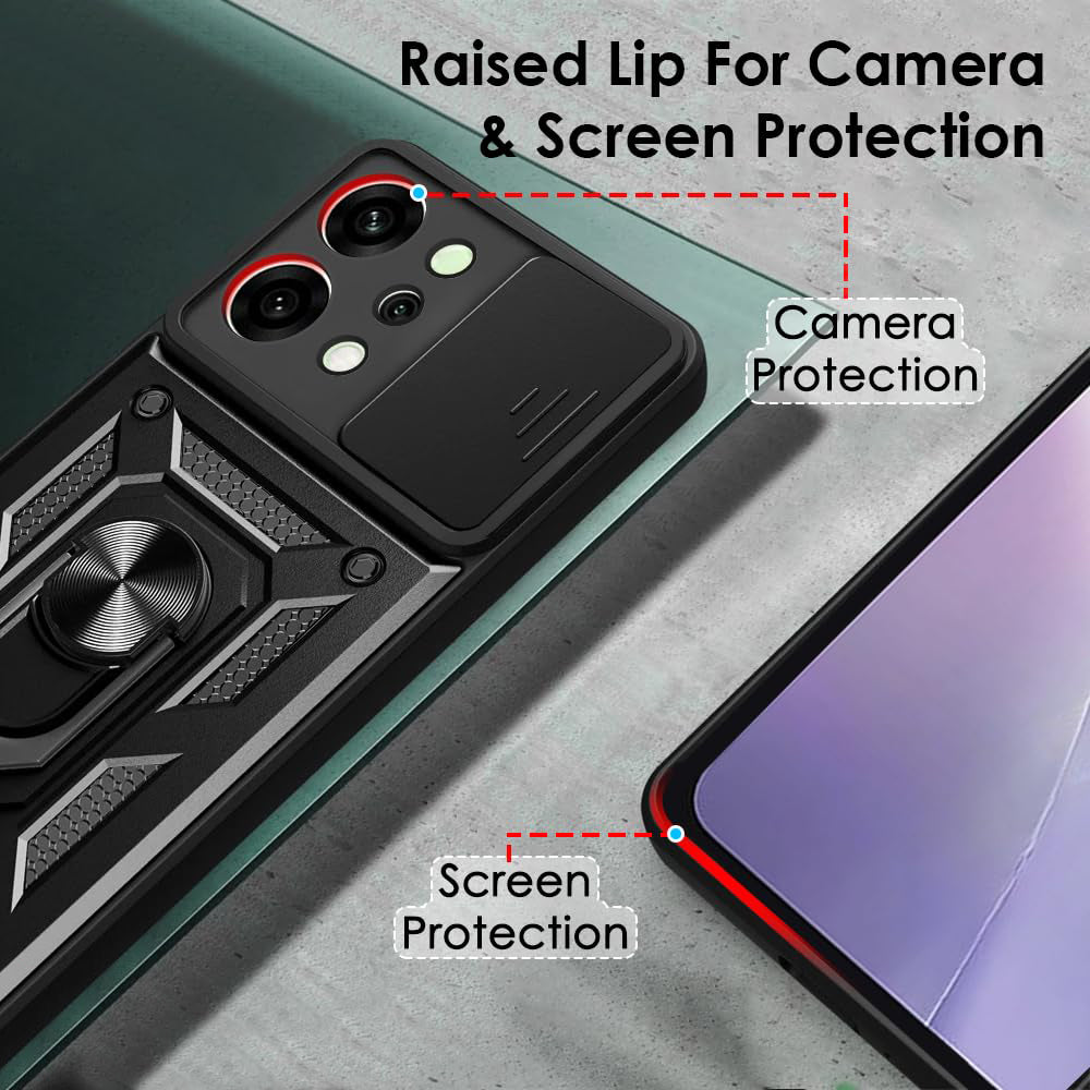 Ovitek za Oppo Reno14, Techsuit, CamShield, Modra