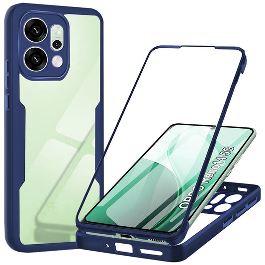 Ovitek za Oppo Reno14, Techsuit, ColorVerse 360, Modra