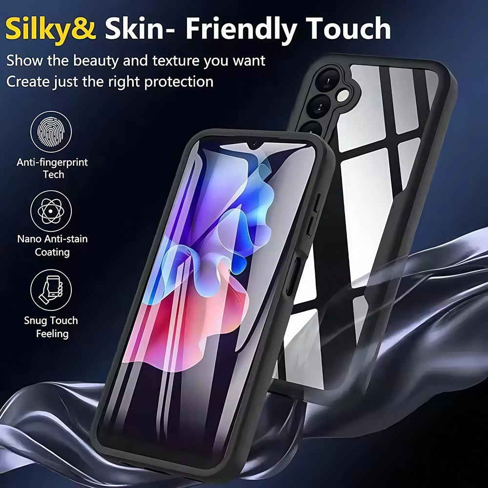 Ovitek za Oppo Reno14, Techsuit, ColorVerse 360, Črn