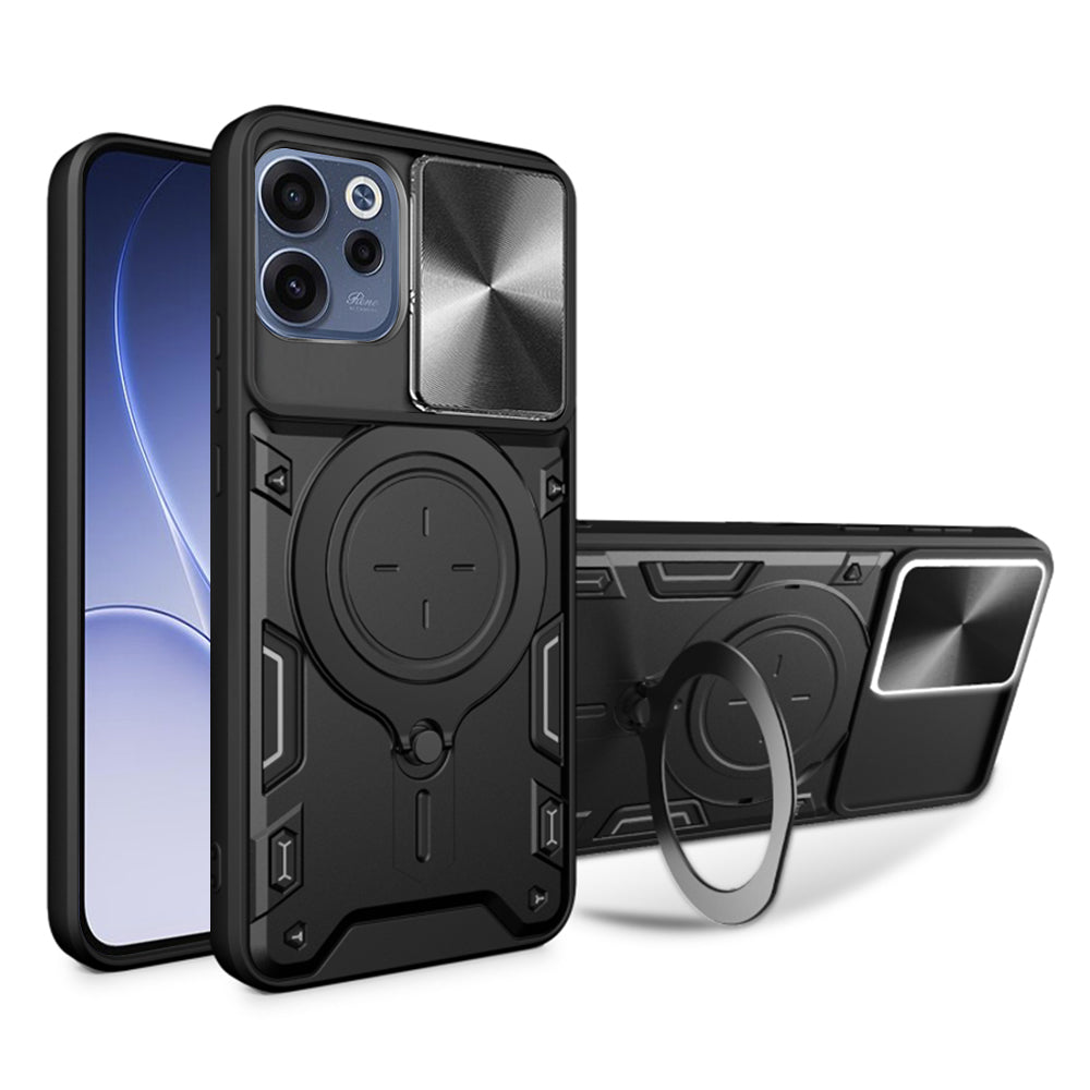 Ovitek za Oppo Reno15 FS / Reno15 F, Techsuit, CamGuard Pro, črn