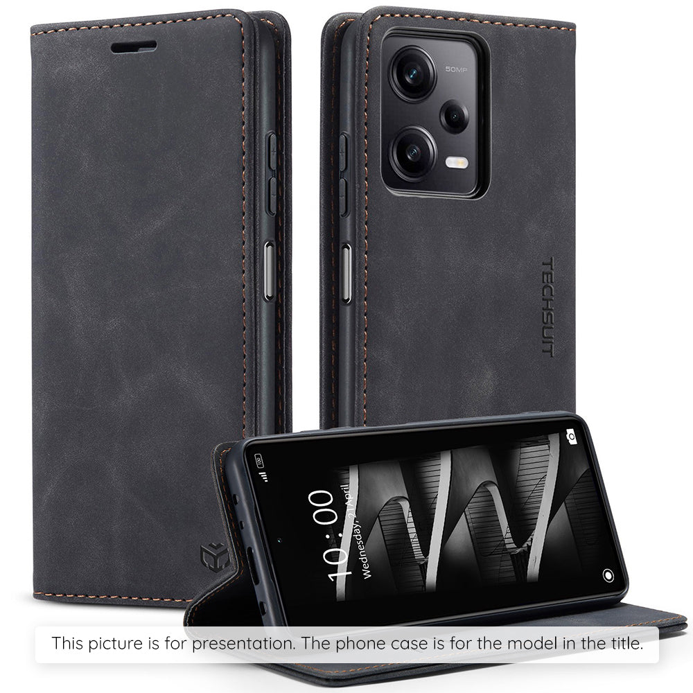 Ovitek za Oppo Reno15 FS / Reno15 F, Techsuit, Confy, Črn