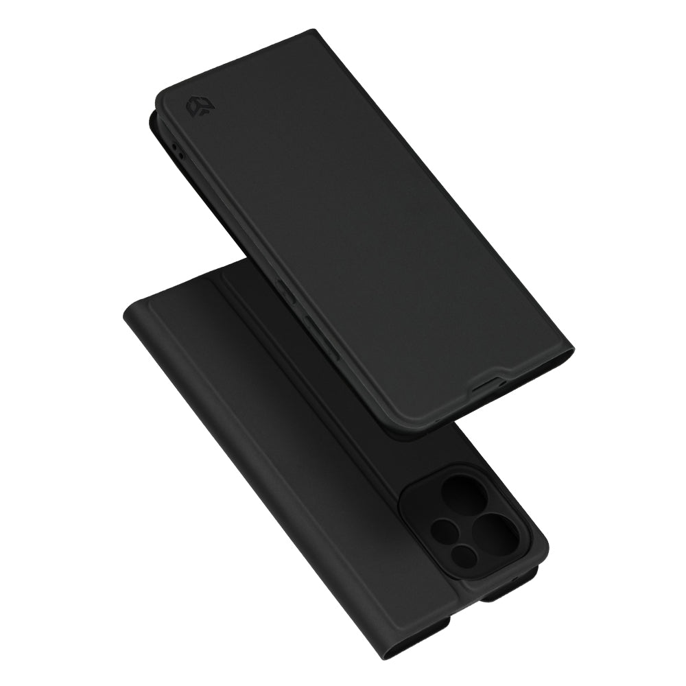 Ovitek za Oppo Reno15 FS / Reno15 F, Techsuit, Magskin Book, črn