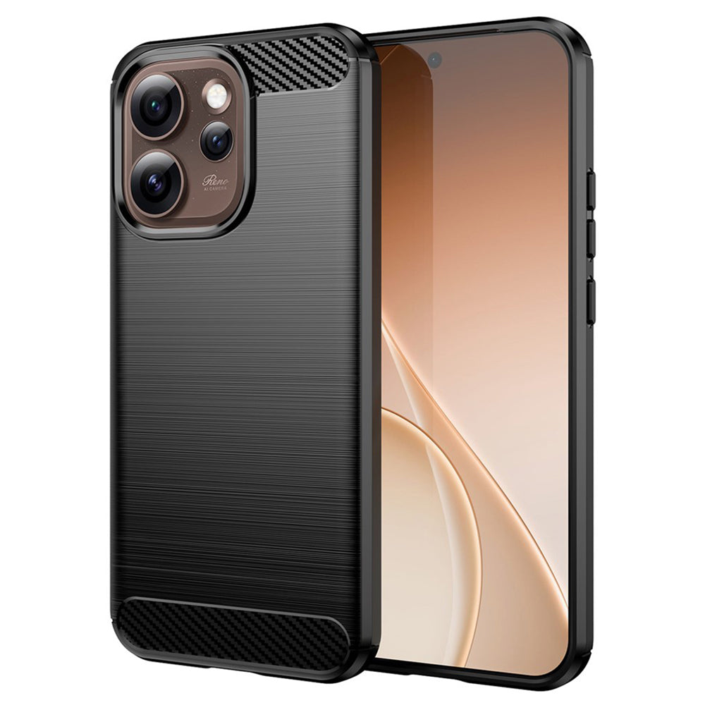 Case for Oppo Reno15 Pro Max, Techsuit, Carbon, Black