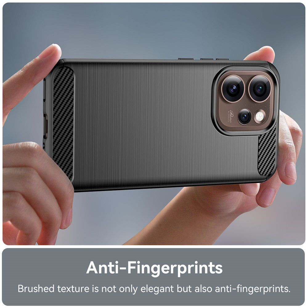 Case for Oppo Reno15 Pro Max, Techsuit, Carbon, Black