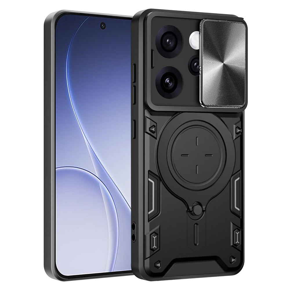 Ovitek za Oppo Reno15 Pro, Techsuit, CamGuard Pro, Črn