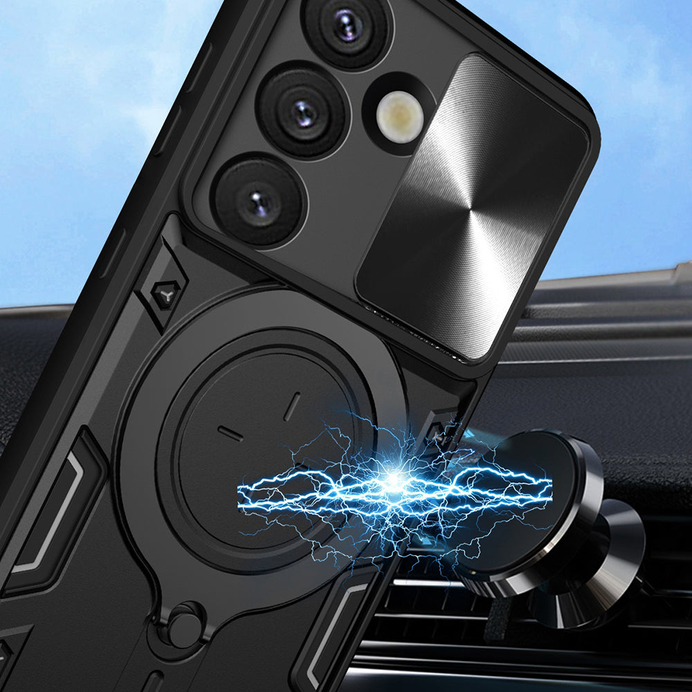 Ovitek za Oppo Reno15 Pro, Techsuit, CamGuard Pro, Črn