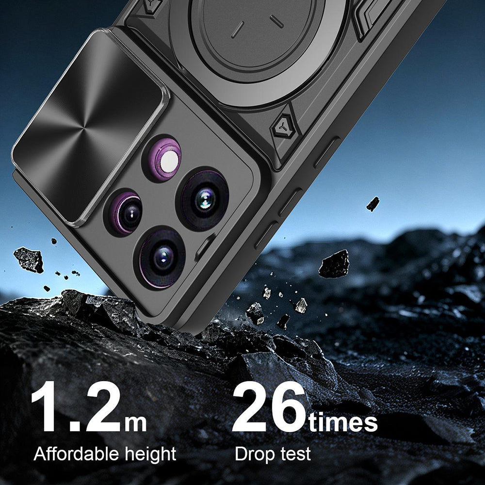 Ovitek za Oppo Reno16 F / Reno16 FS, Techsuit, CamGuard Pro, rožnato zlata