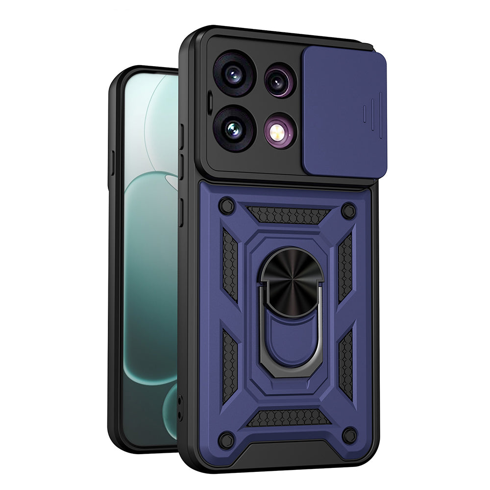 Ovitek za Oppo Reno16 F / Reno16 FS, Techsuit, CamShield, modra